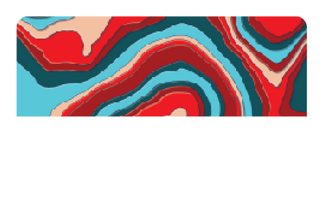 TopographyTeal and Red