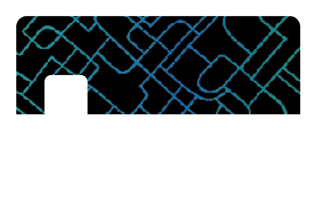 Abstract Pattern Blue