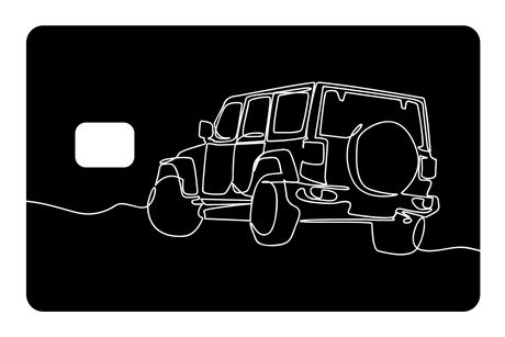 Jeep Line Art