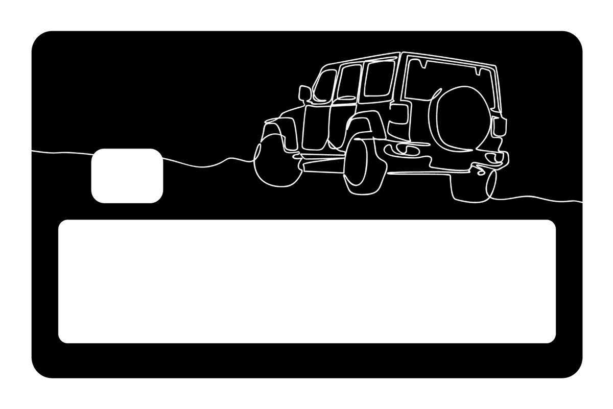 Jeep Line Art
