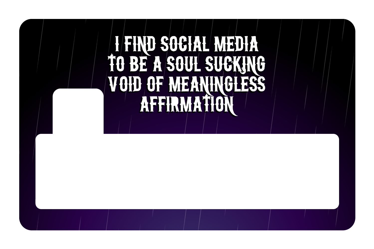 Soul Sucking Meaningless Affirmation