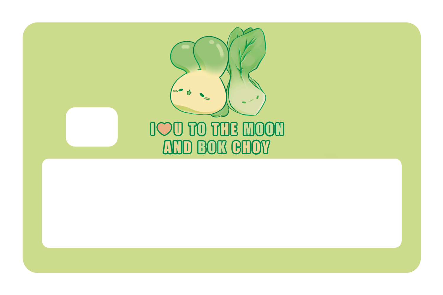To the Moon and Bok Choy