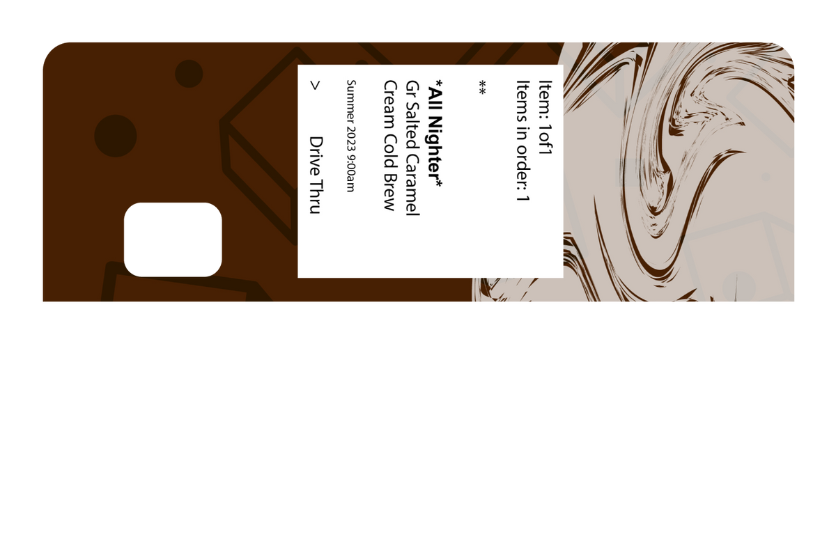 Salted Caramel Cream Cold Brew