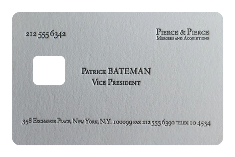 Patrick Bateman Card