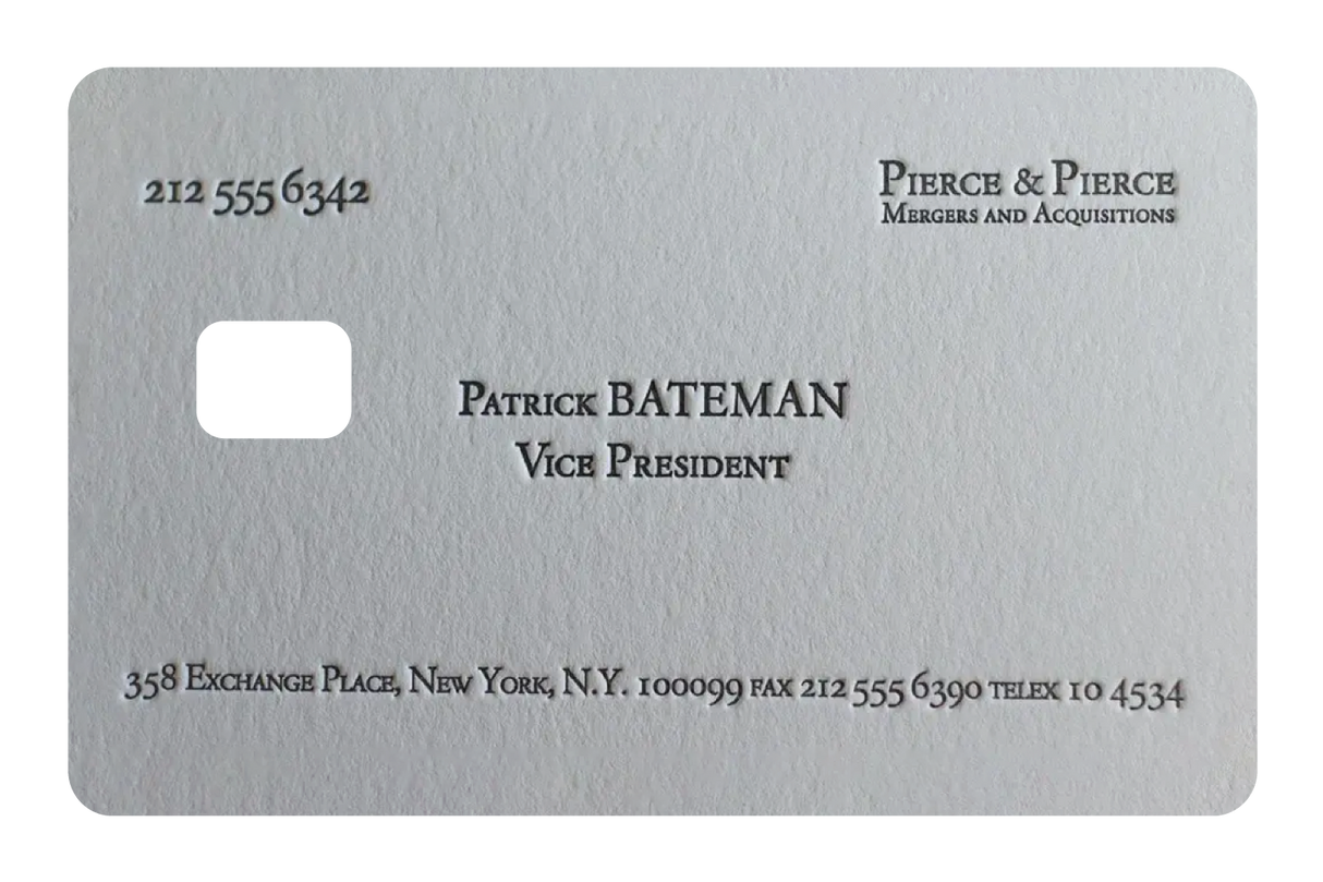 Patrick Bateman Card