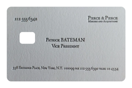 Patrick Bateman Card