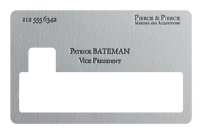 Patrick Bateman Card