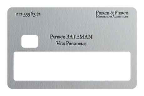 Patrick Bateman Card