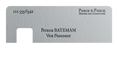 Patrick Bateman Card