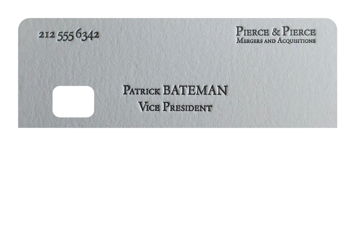 Patrick Bateman Card