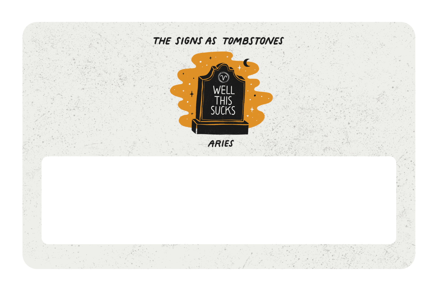 Aries as a Tombstone
