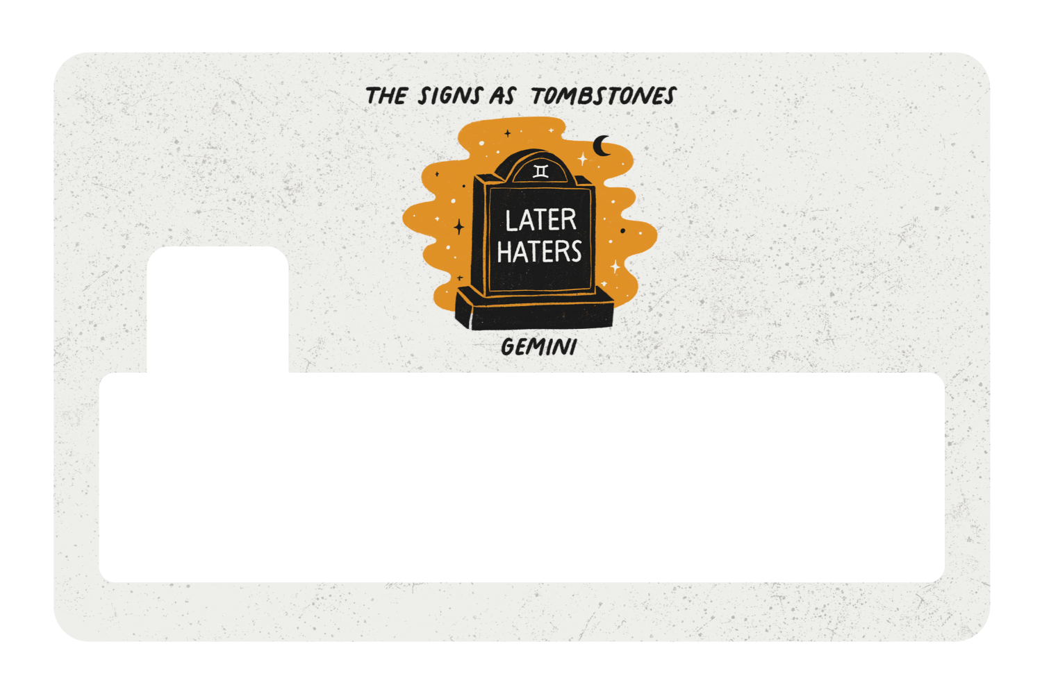 Gemini as a Tombstone