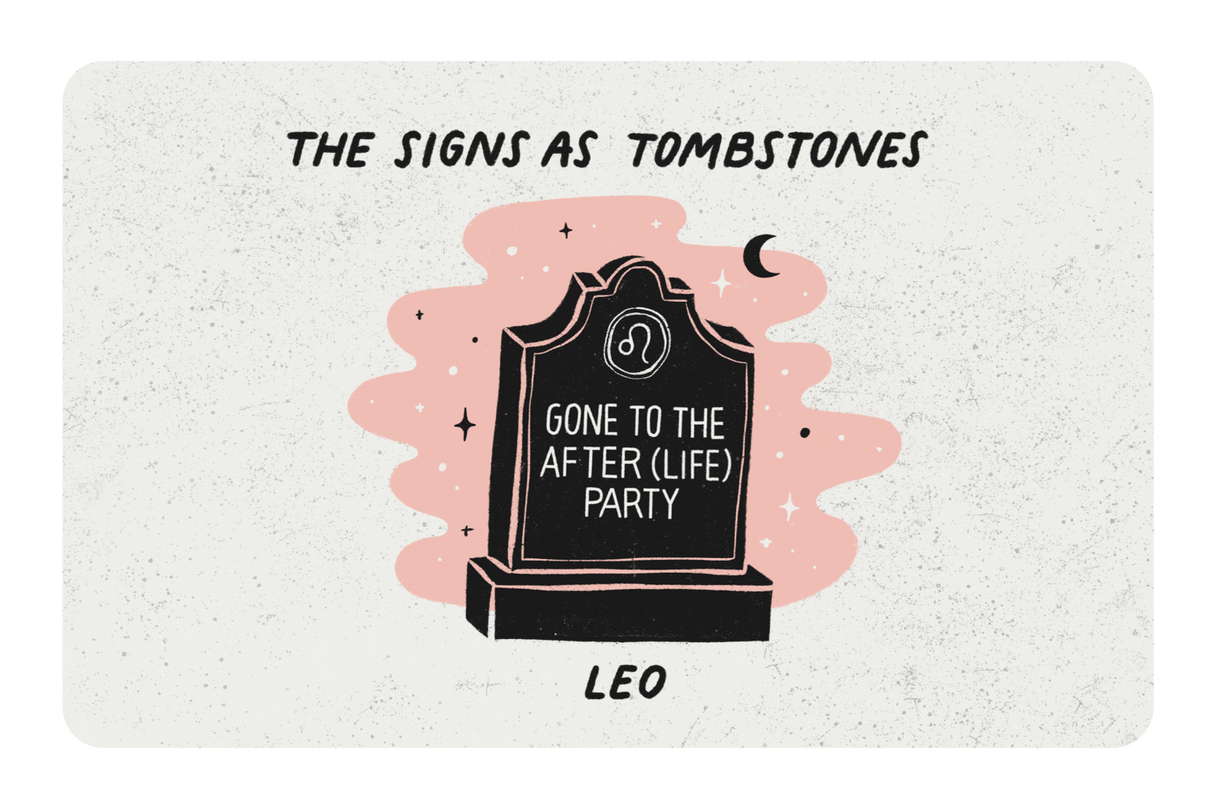 Leo as a Tombstone