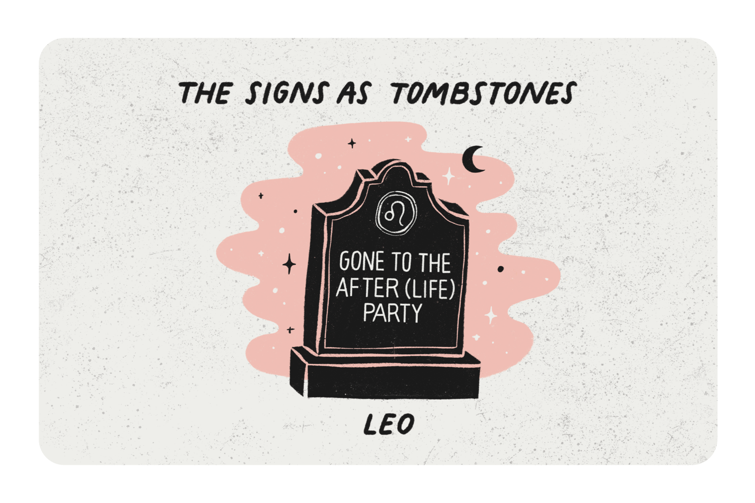Leo as a Tombstone