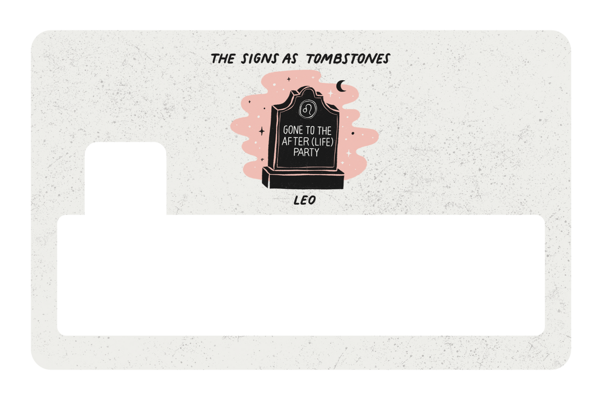 Leo as a Tombstone