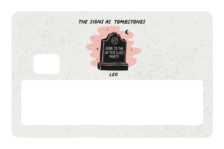 Leo as a Tombstone