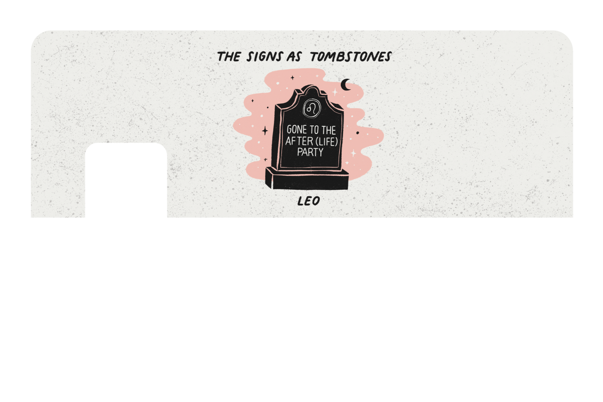 Leo as a Tombstone