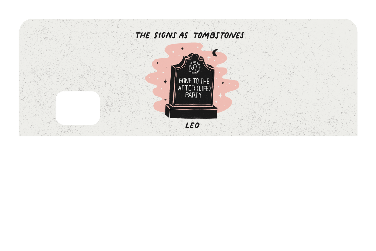 Leo as a Tombstone