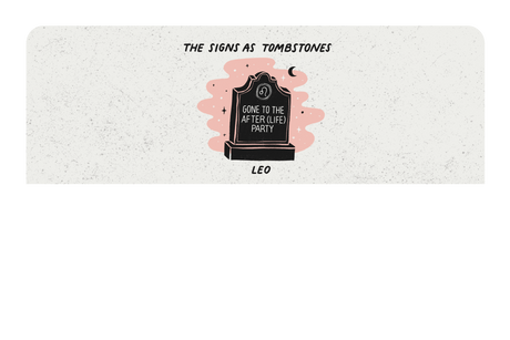 Leo as a Tombstone