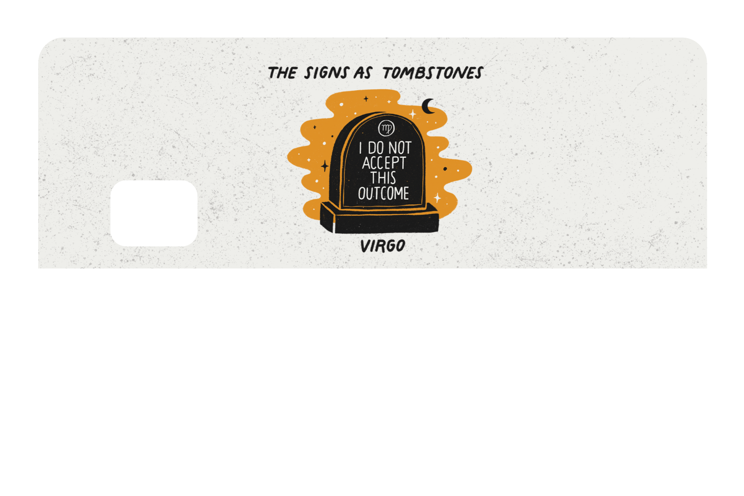 Virgo as a Tombstone