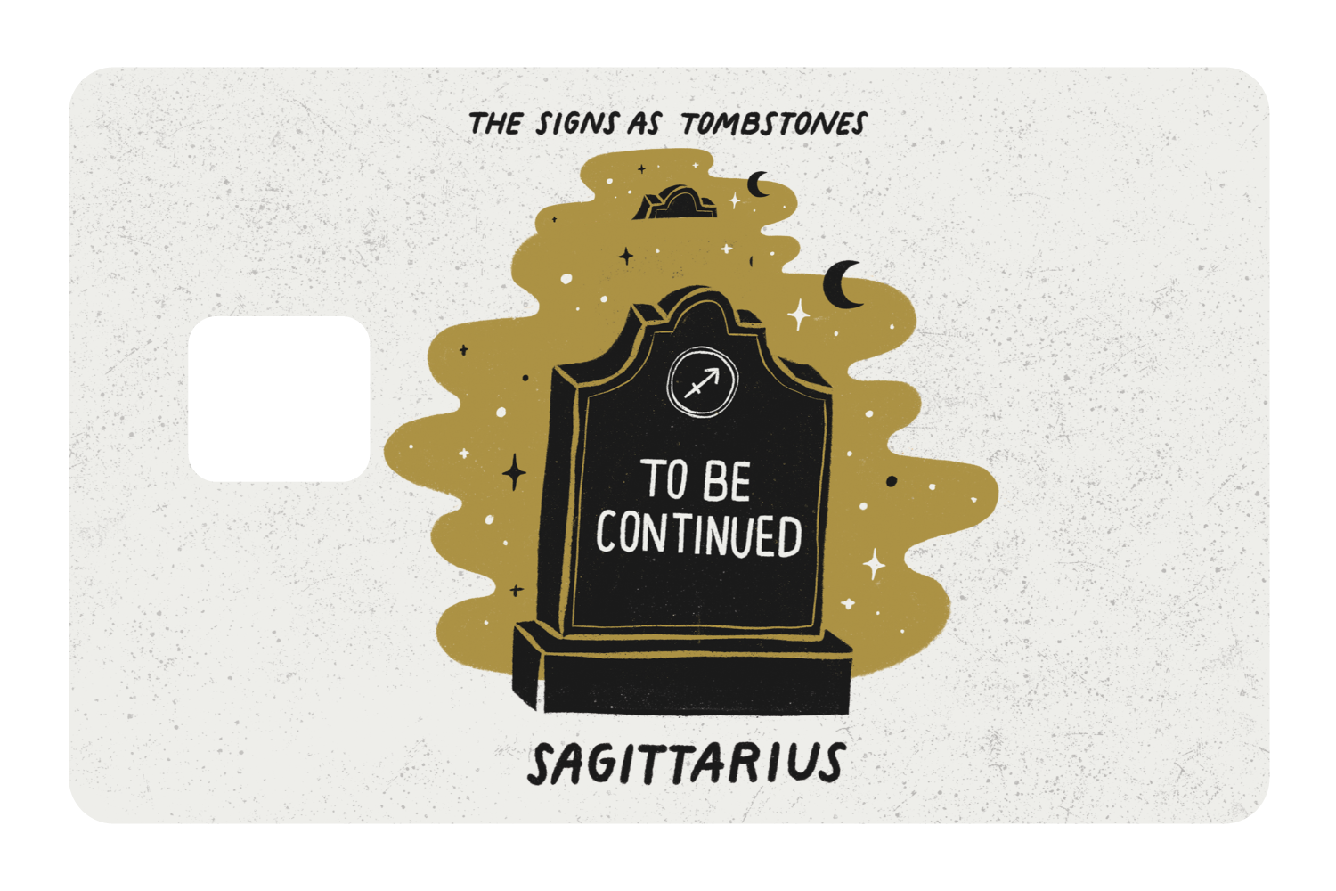 Sagittarius as a Tombstone