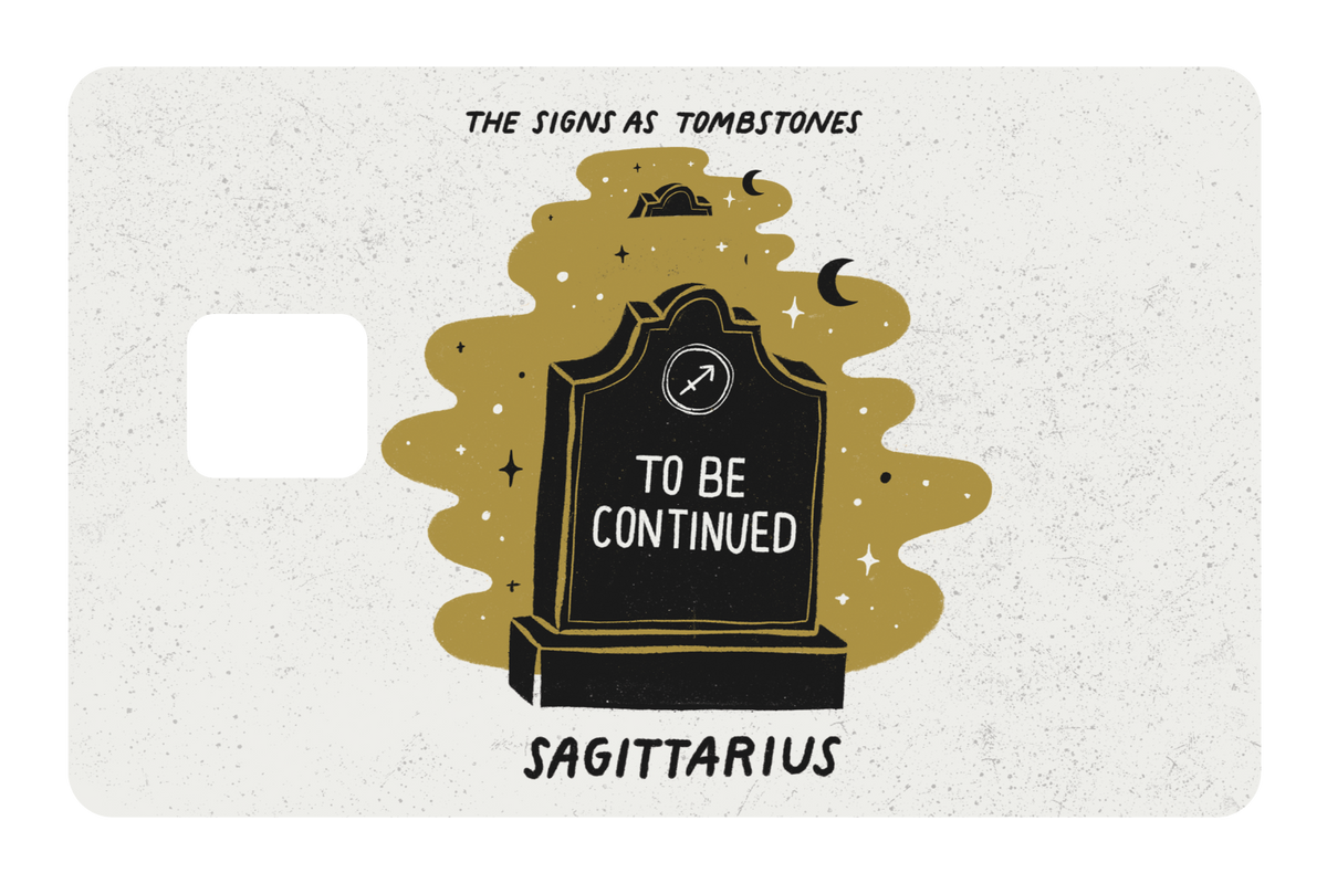 Sagittarius as a Tombstone