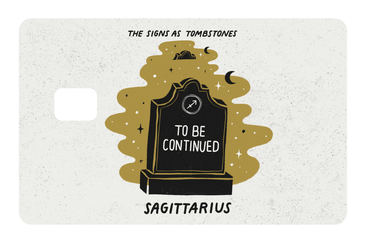 Sagittarius as a Tombstone