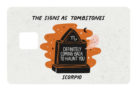 Scorpio as a Tombstone