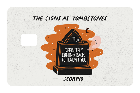 Scorpio as a Tombstone