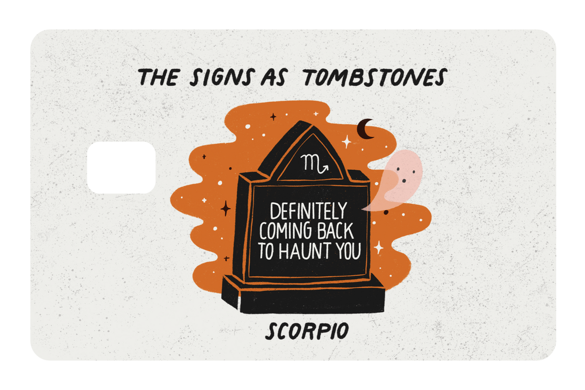 Scorpio as a Tombstone