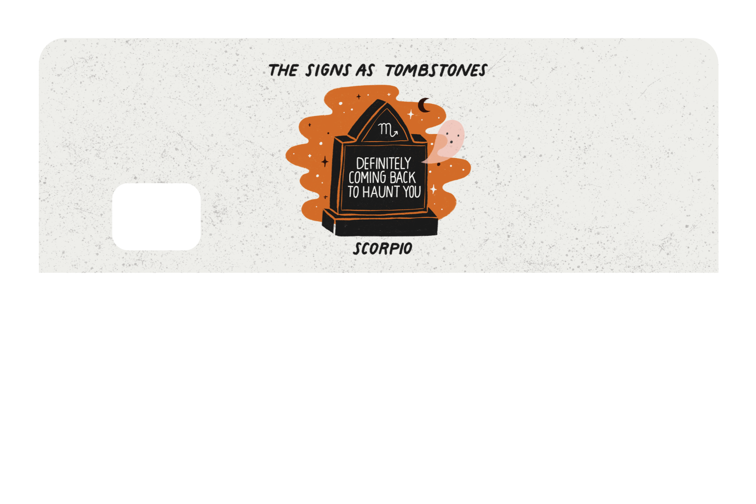 Scorpio as a Tombstone