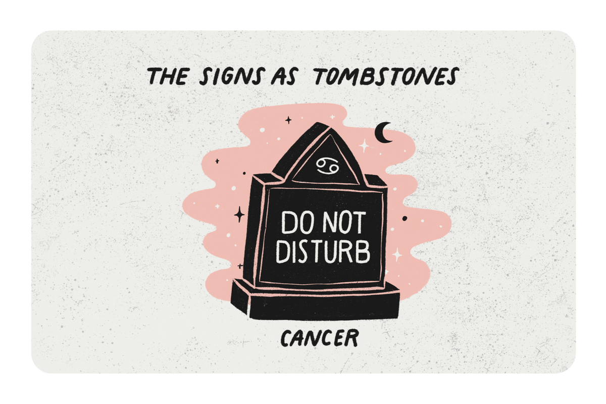 Cancer as a Tombstone