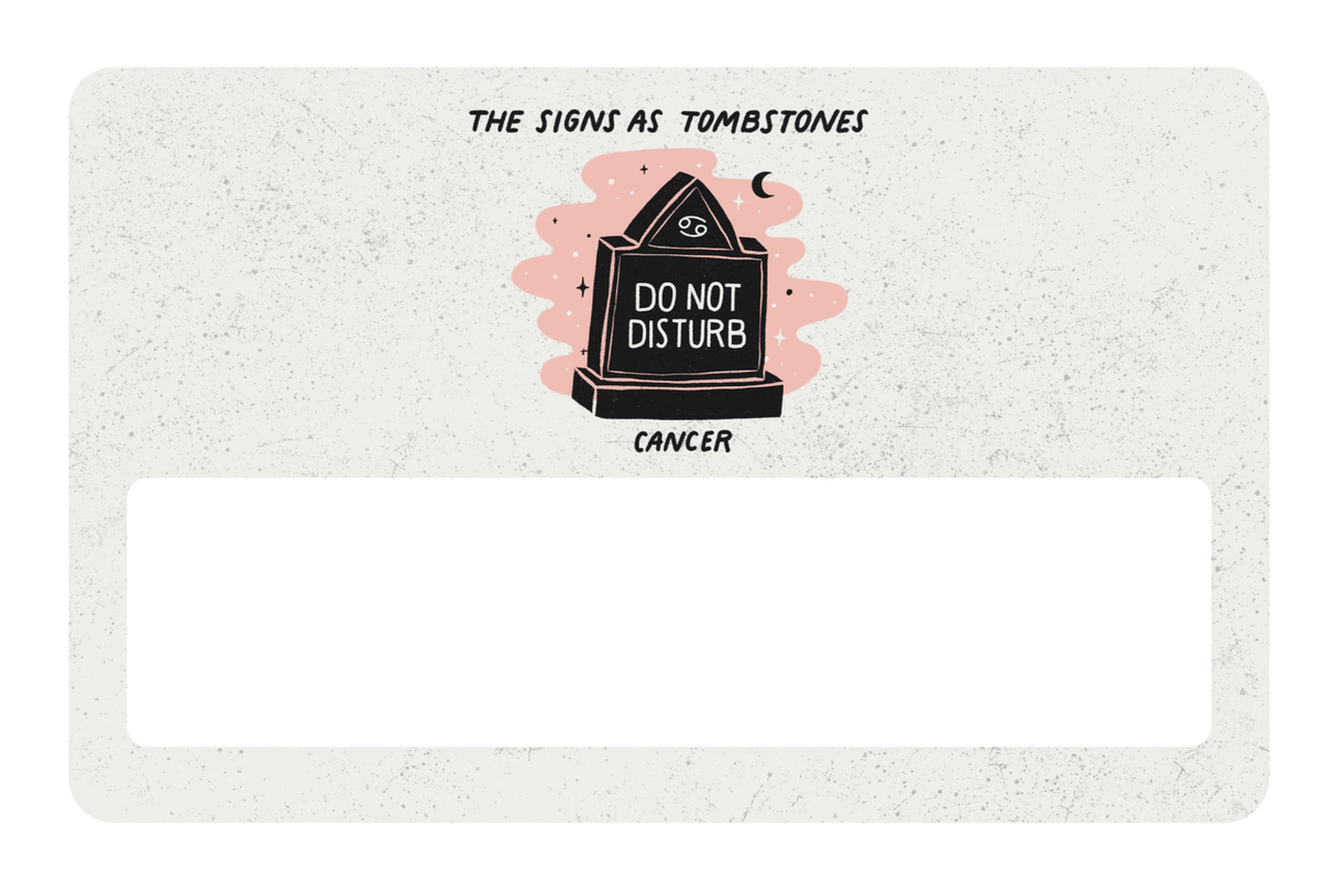 Cancer as a Tombstone