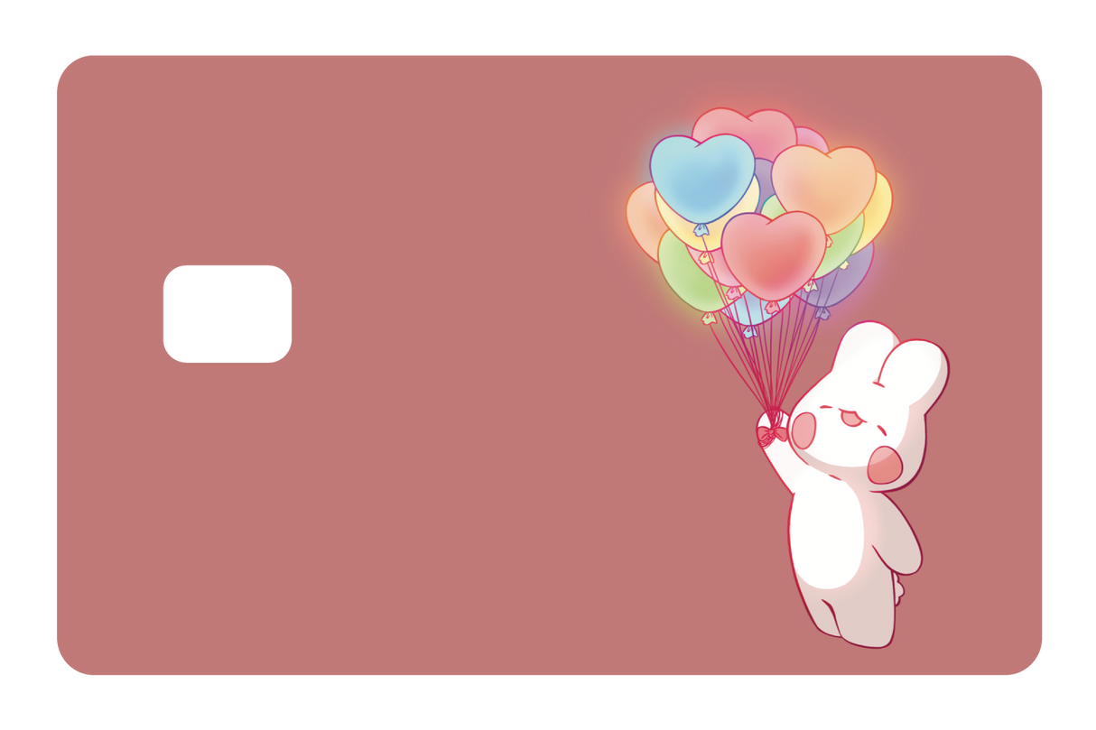 Rainbow Balloon Bunny