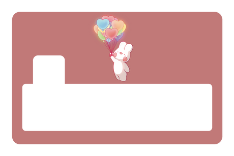 Rainbow Balloon Bunny