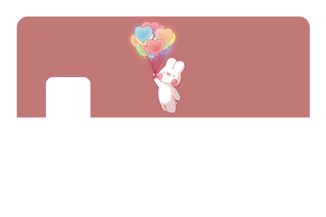 Rainbow Balloon Bunny