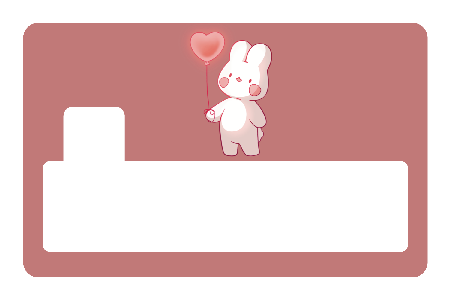 Heart Balloon Bunny