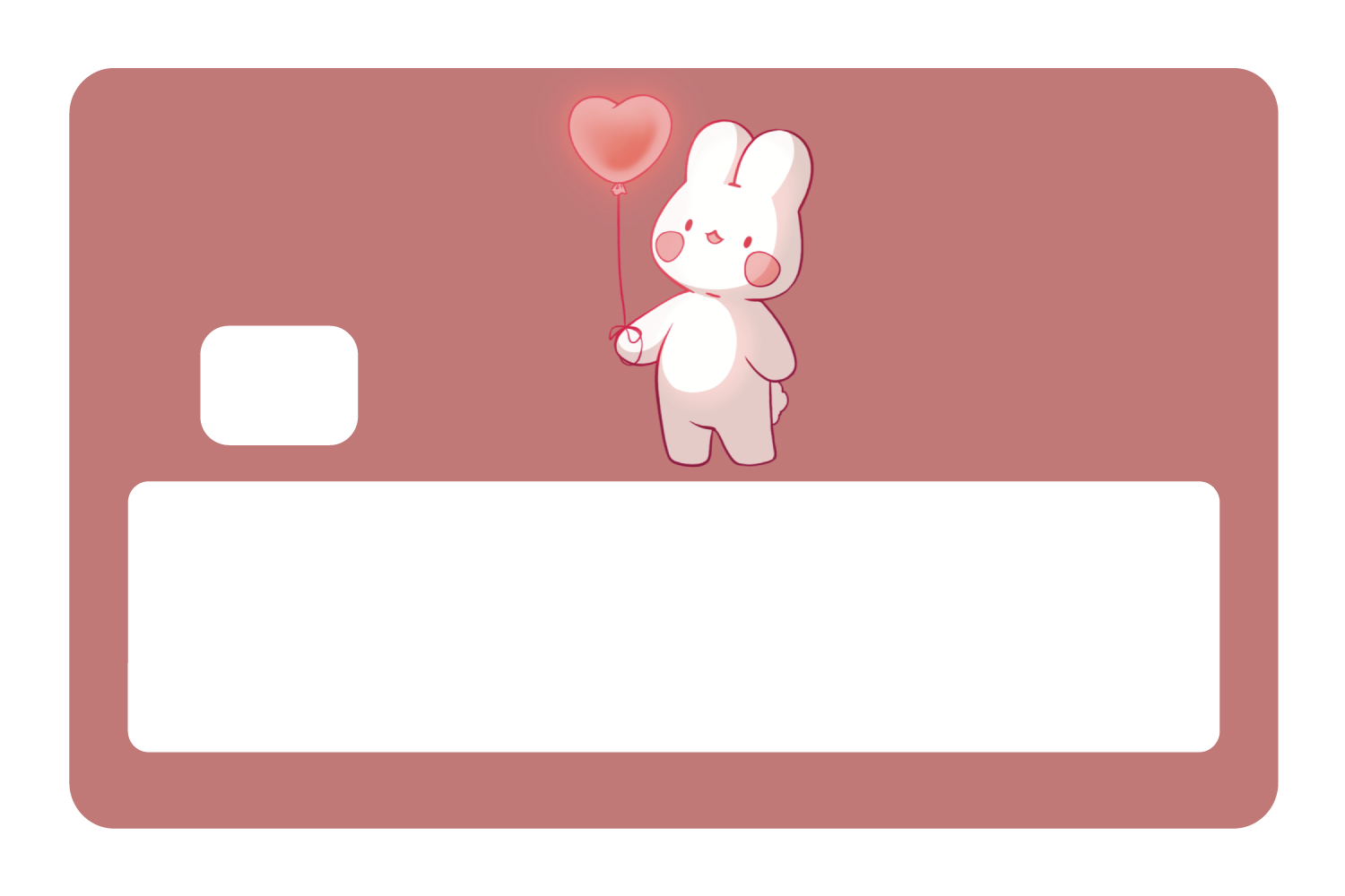 Heart Balloon Bunny