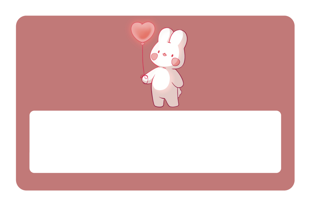 Heart Balloon Bunny