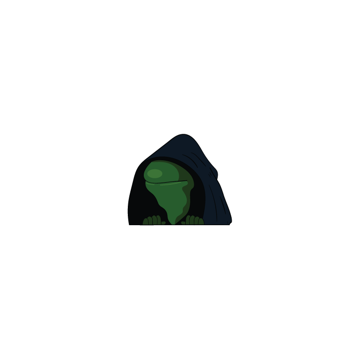 Evil Kermit Peek