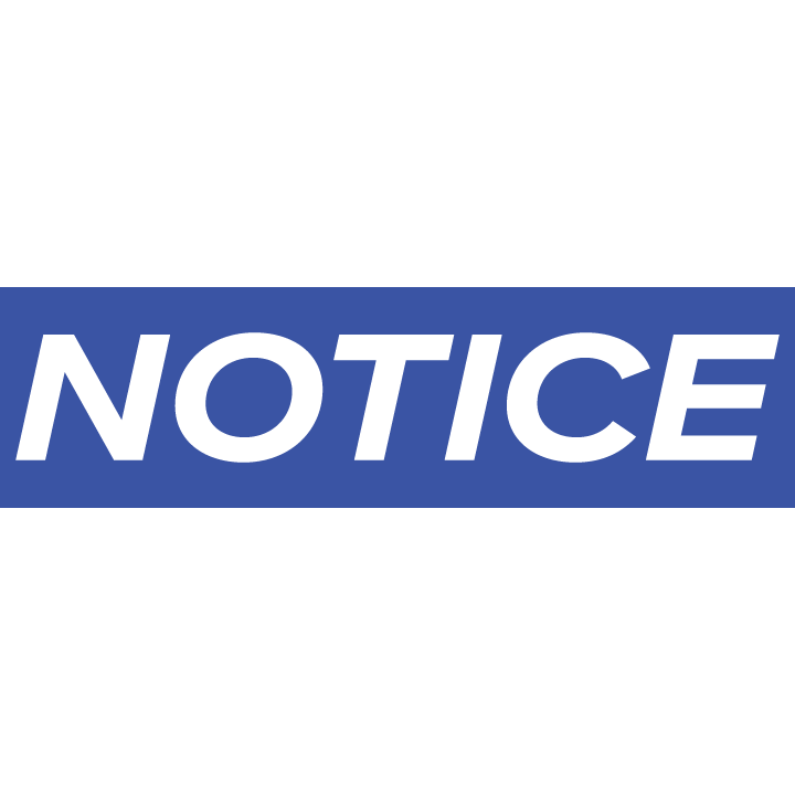 Notice