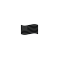 USA Flag Black