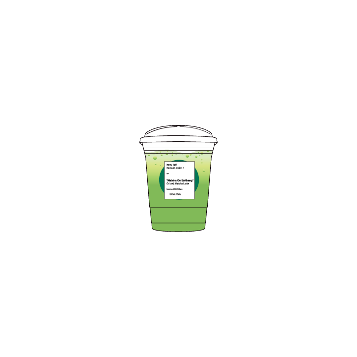 Iced Matcha Latte