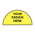 Custom Decal - Half Circle (Large ~ 10" / 25cm)