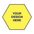 Custom Decal - Hexagon (Medium ~ 6" / 15cm)