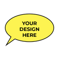 Custom Decal - Talk Bubble (Large ~ 10" / 25cm)
