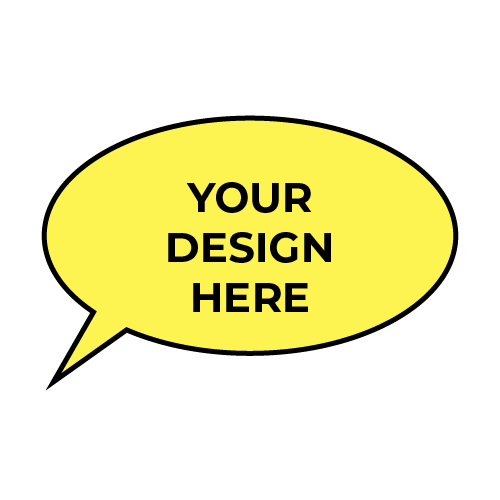 Custom Decal - Talk Bubble (Large ~ 10" / 25cm)