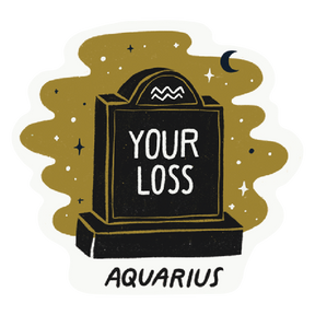 Aquarius as a Tombstone