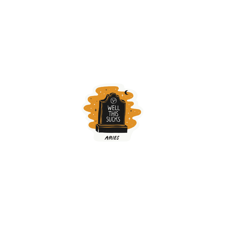 Aries as a Tombstone