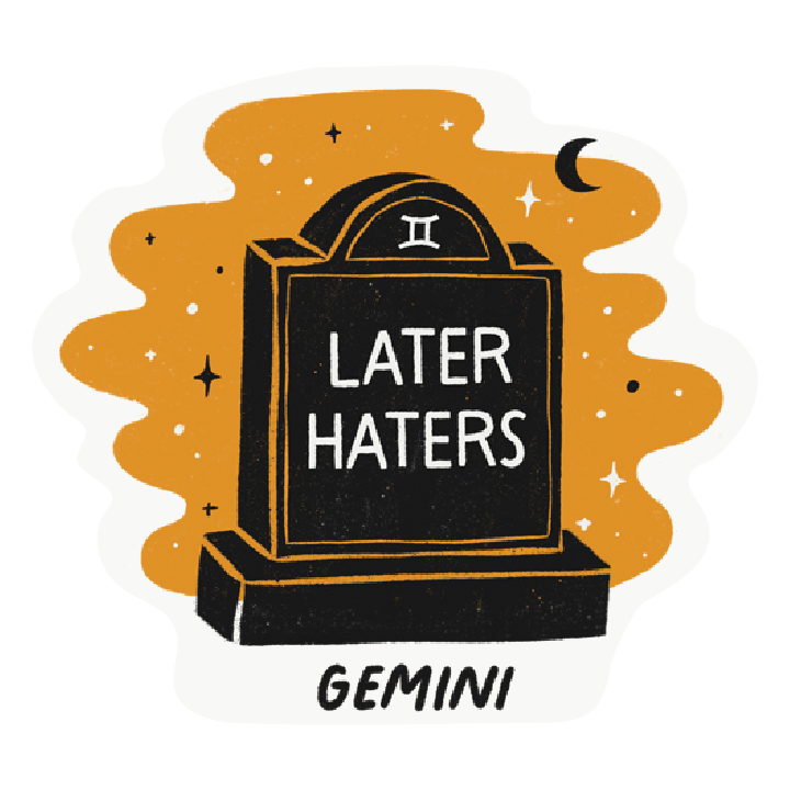 Gemini as a Tombstone